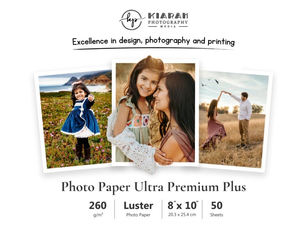 Photo Paper Ultra Premium Plus | Luster | 260 g/m² | 8" x 10"  | 50 sheets