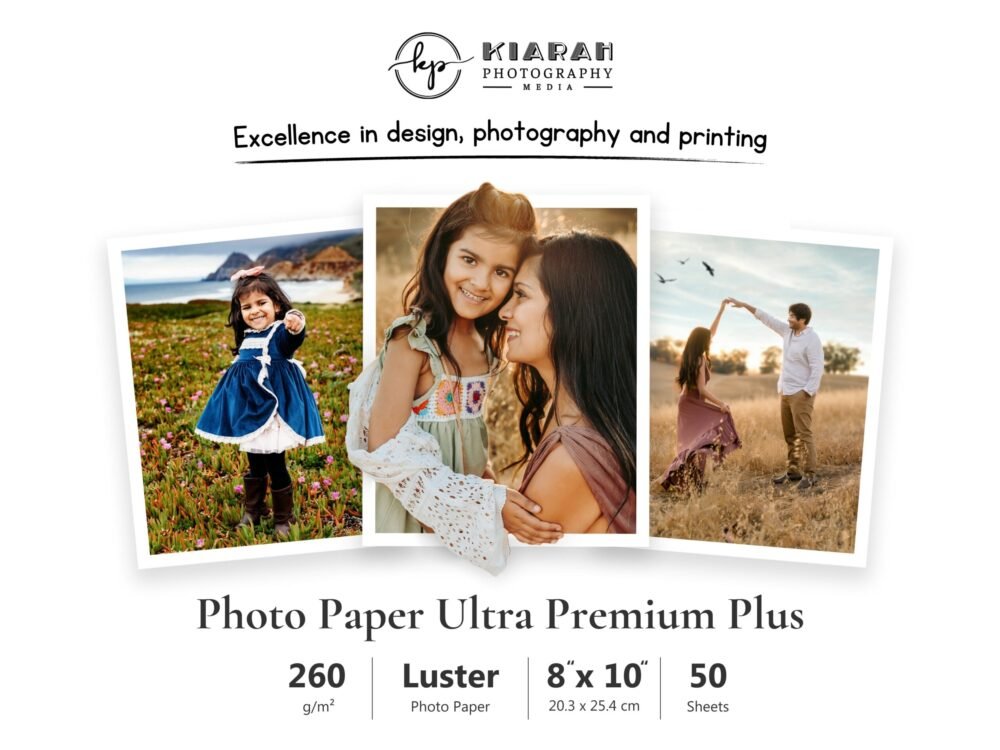 Photo Paper Ultra Premium Plus | Luster | 260 g/m² | 8" x 10"  | 50 sheets