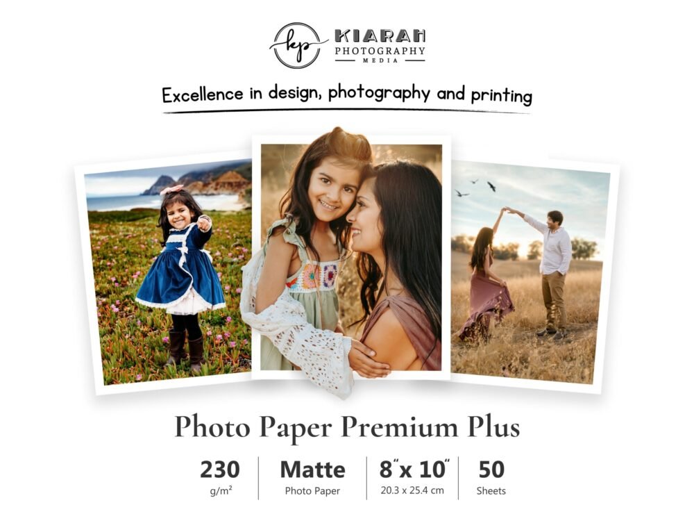 Photo Paper Premium Plus | Matte | 230 g/m² | 8" x 10"  | 50 sheets