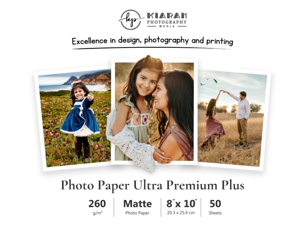 Photo Paper Ultra Premium Plus | Matte | 260 g/m² | 8" x 10"  | 50 sheets