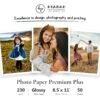 Photo Paper Premium Plus | Glossy | 230 g/m² | 8.5" x 11"   | 50 sheets